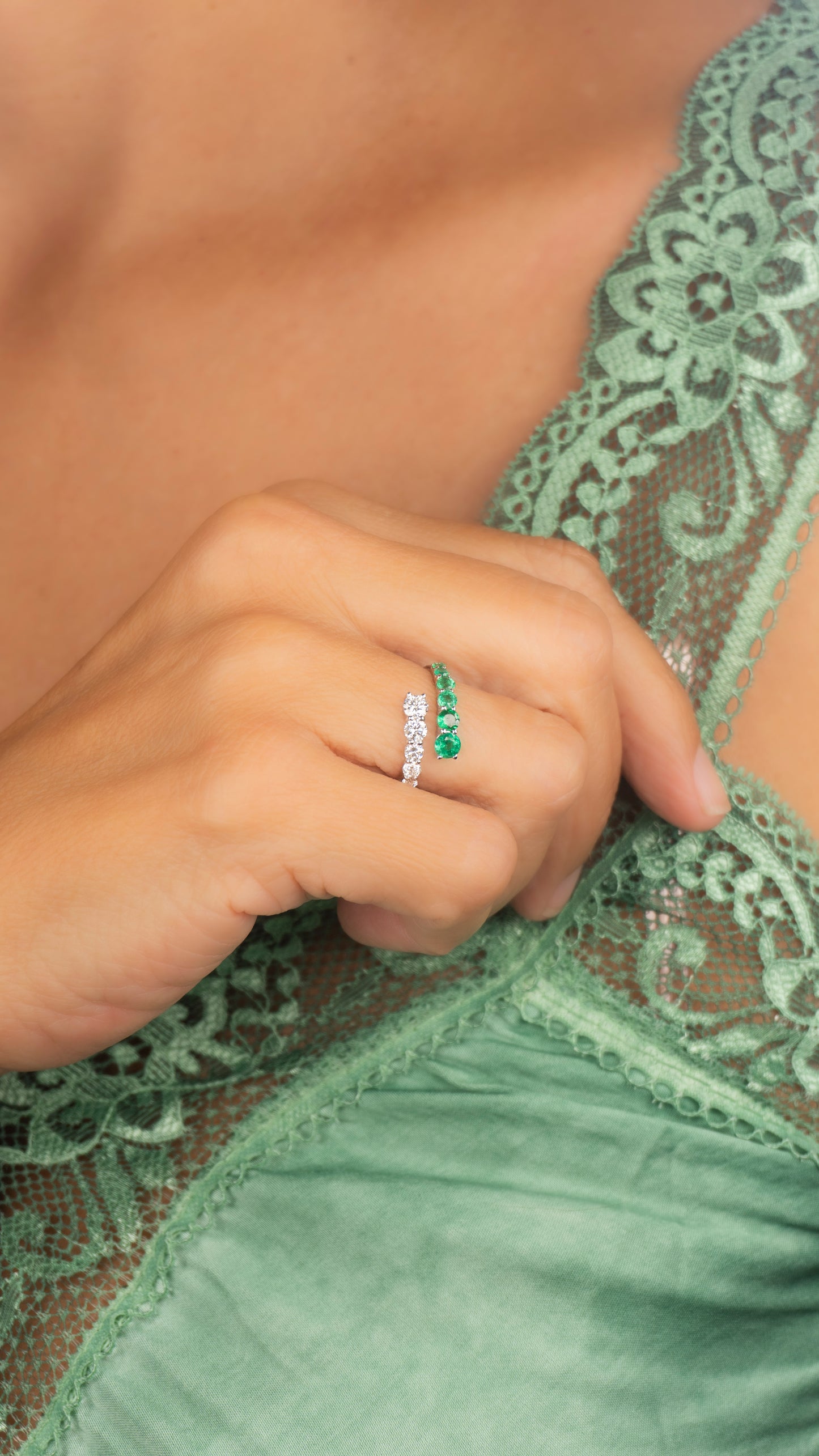 Anillo Letizia Esmeraldas