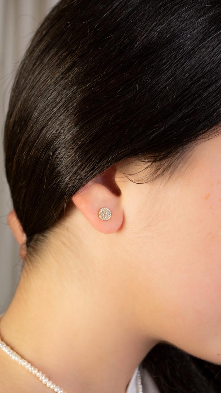 Aretes Círculo Plano