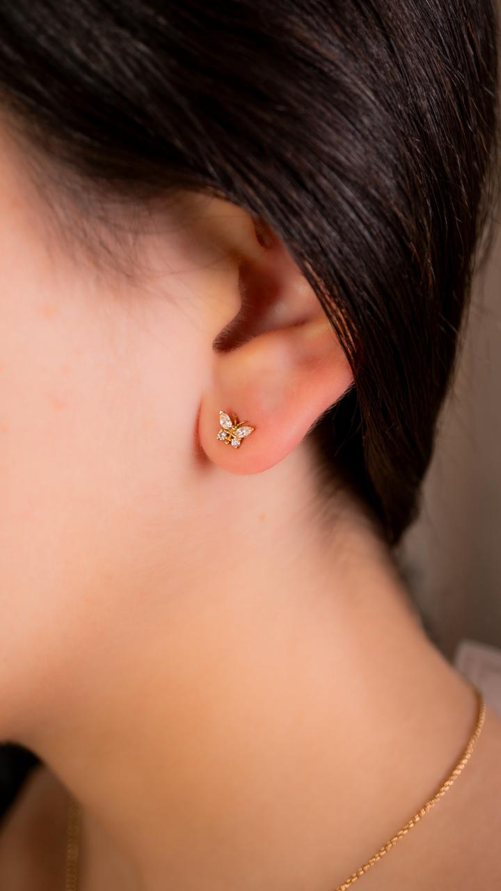 Aretes Mariposa