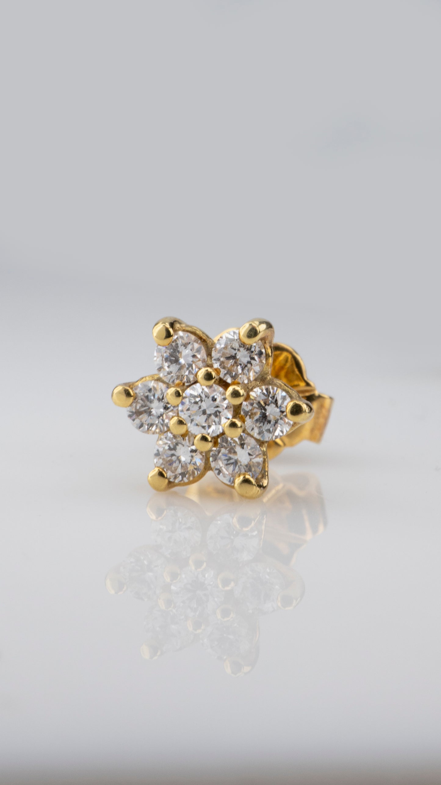 Aretes Roseta de Brillantes