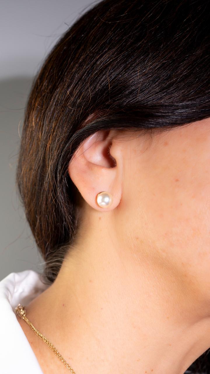 Aretes de Perla Clásicos