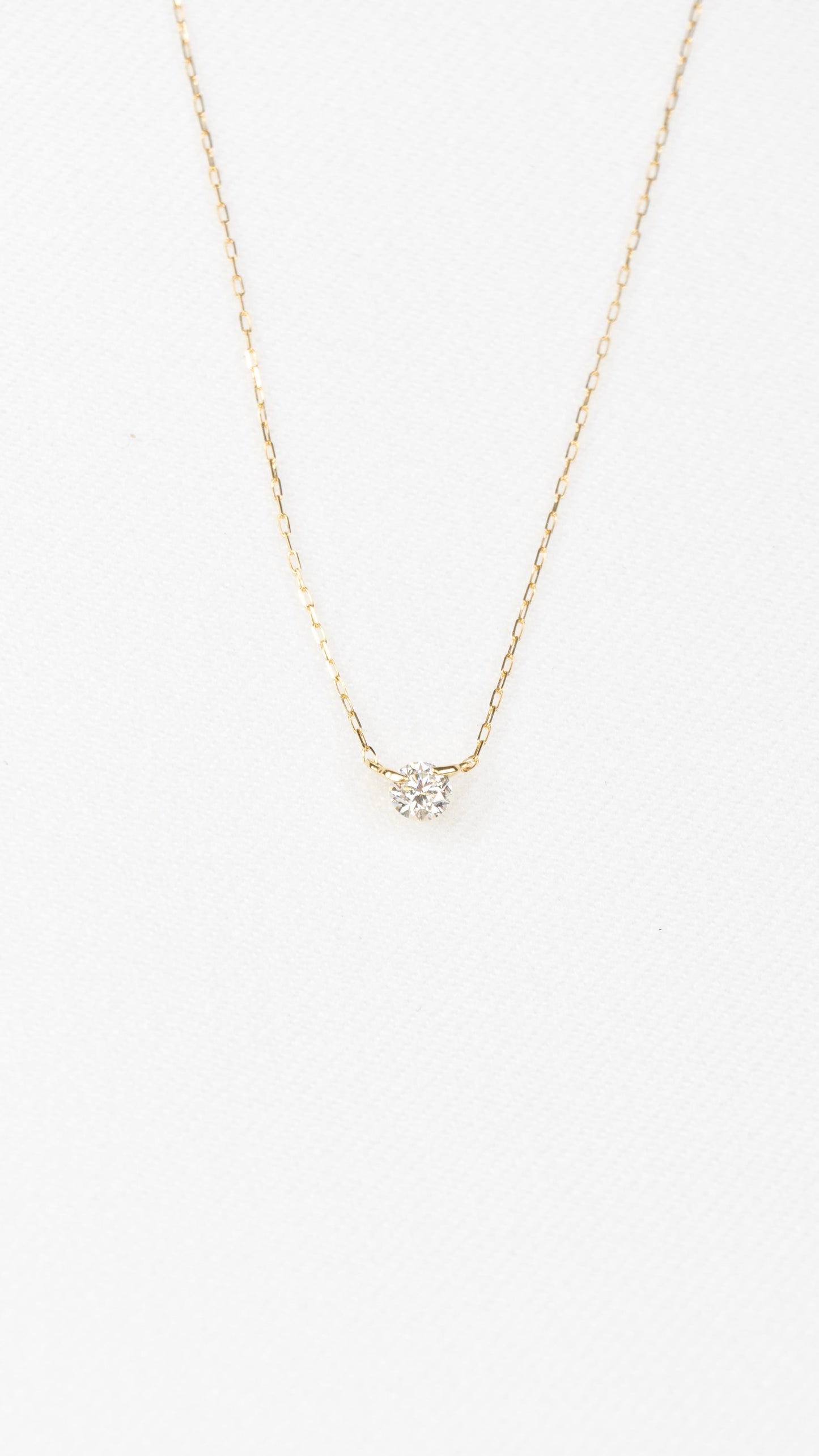 Collar Diamante Flotante 0,10