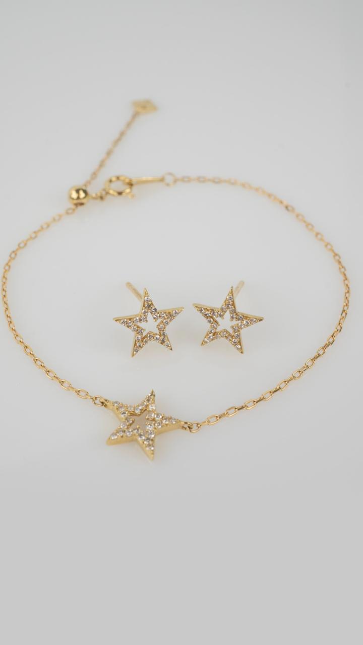 Pulsera Estrella de Diamantes