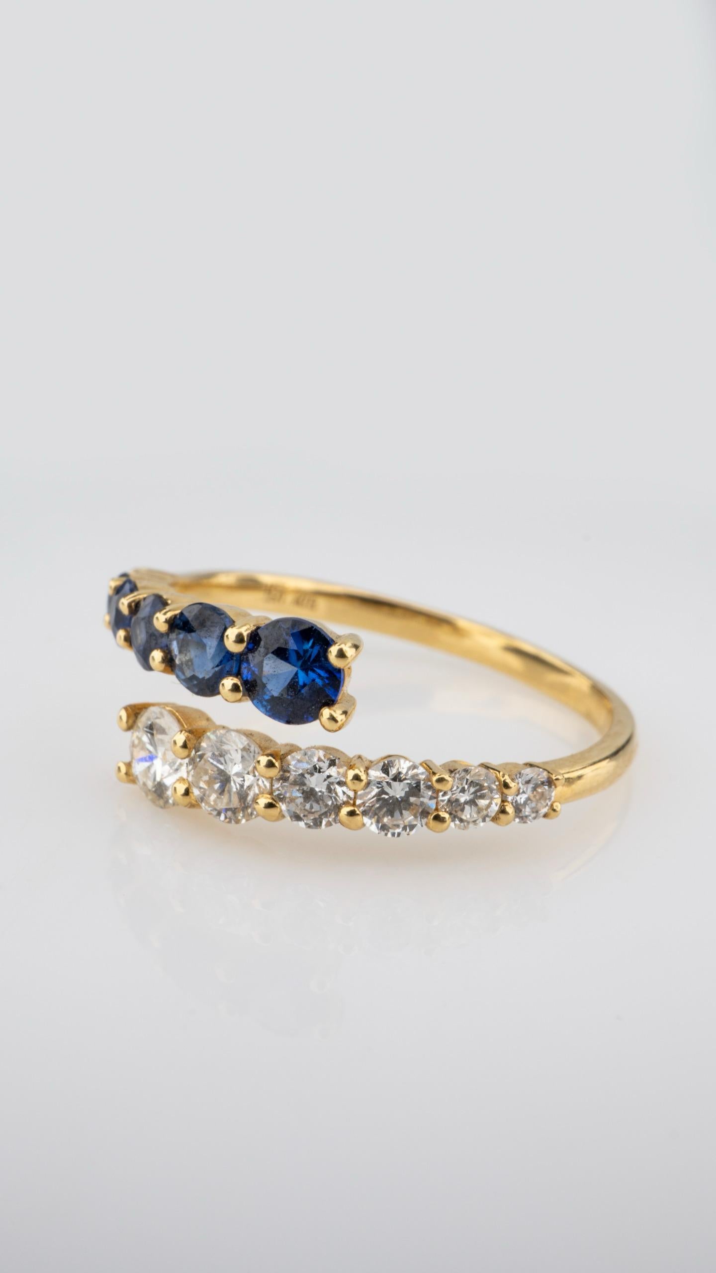 Anillo Letizia Zafiros