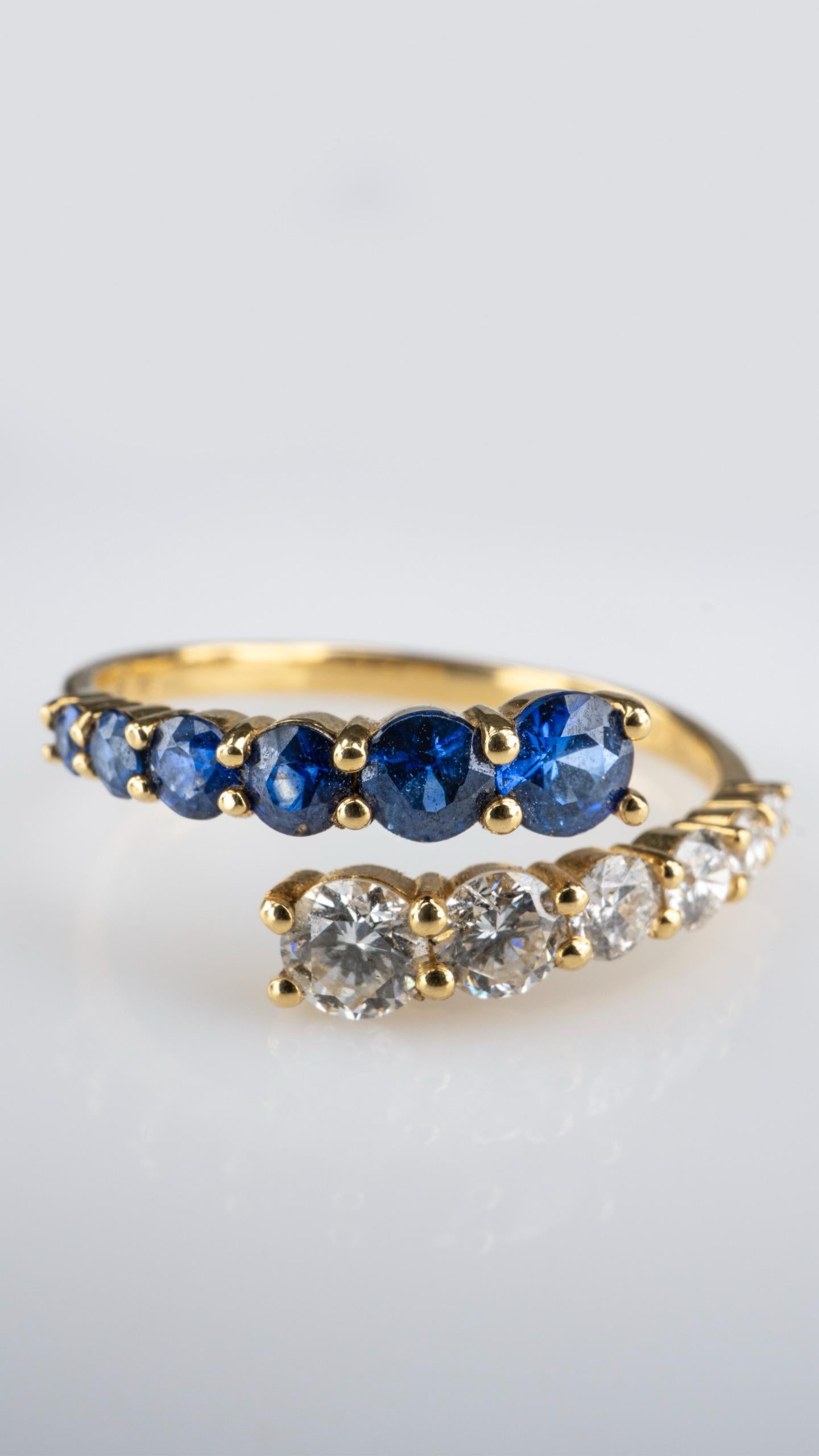 Anillo Letizia Zafiros