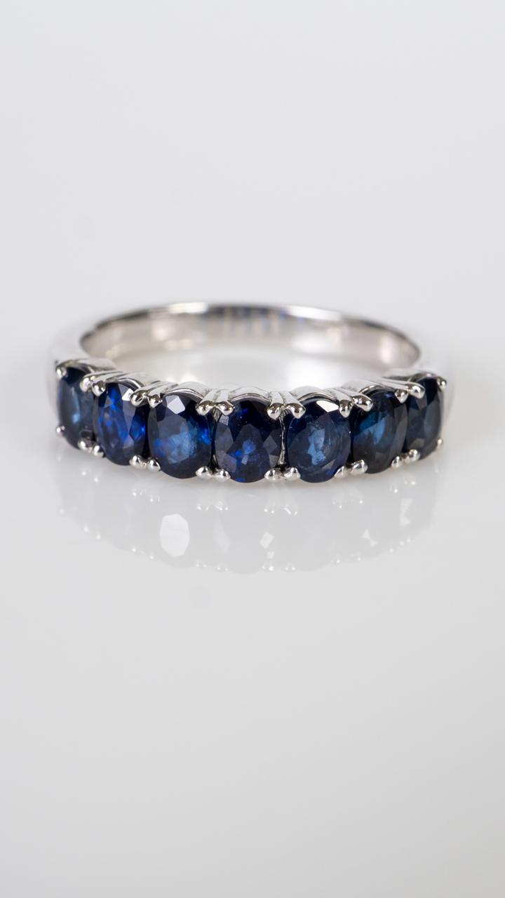 Anillo Zafiros Ovales