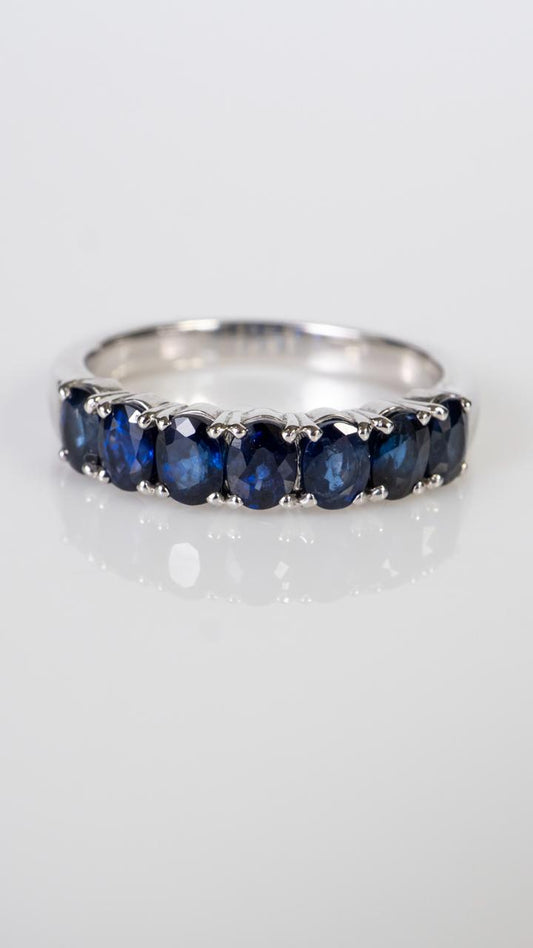 Anillo Zafiros Ovales