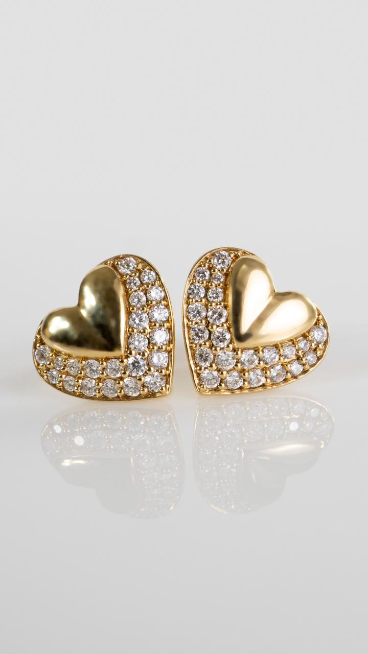 Aretes Corazón Chunky