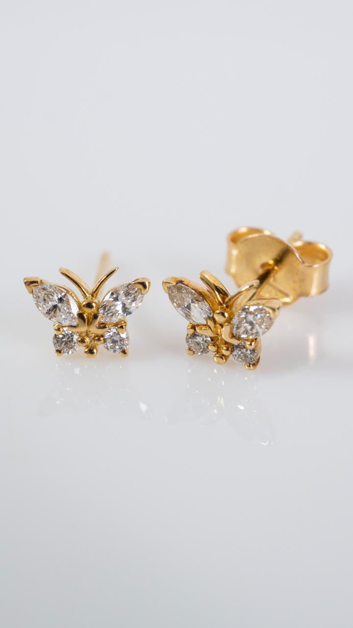 Aretes Mariposa
