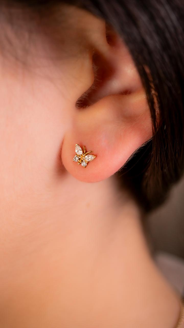 Aretes Mariposa