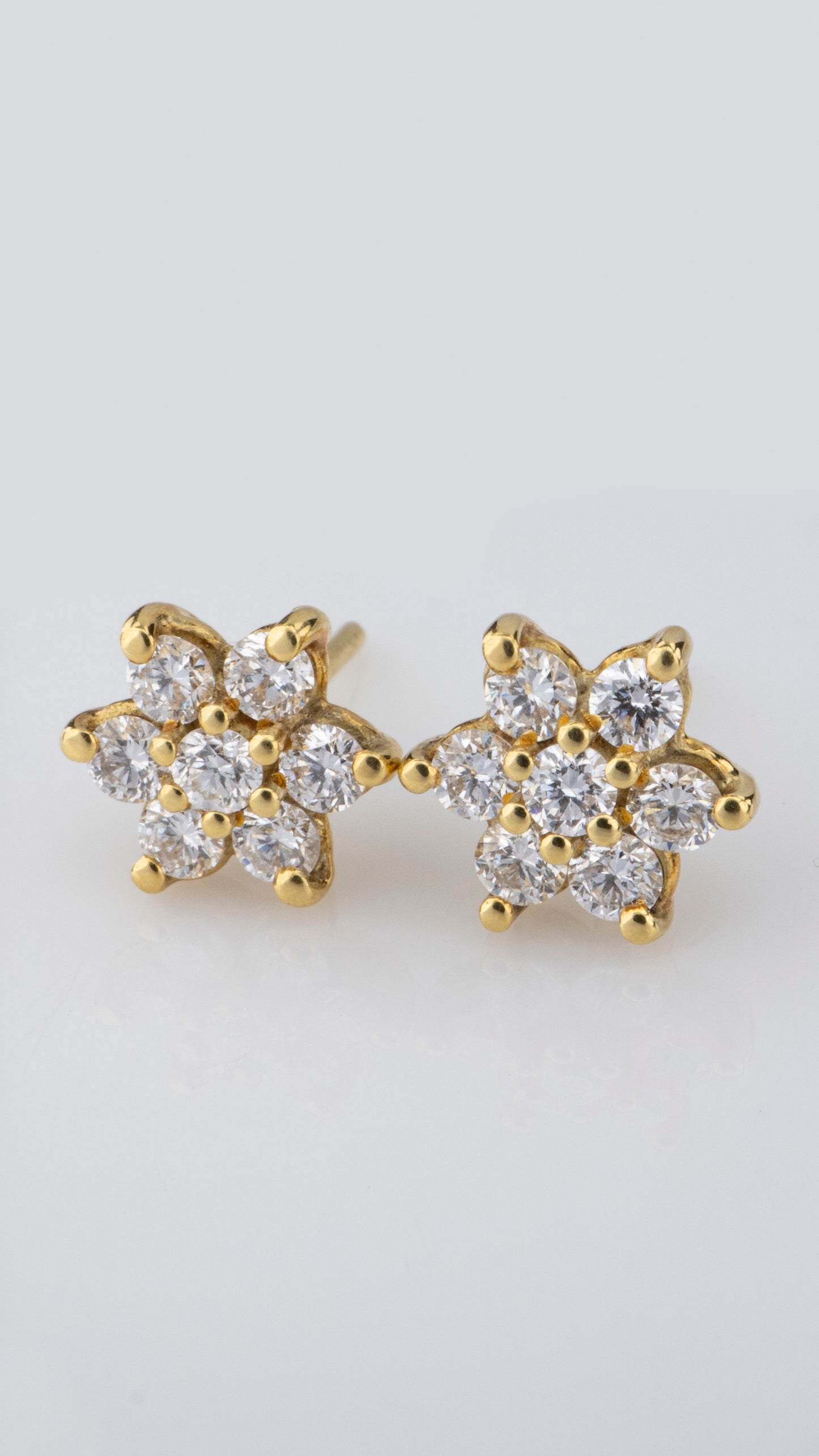 Aretes Roseta de Brillantes