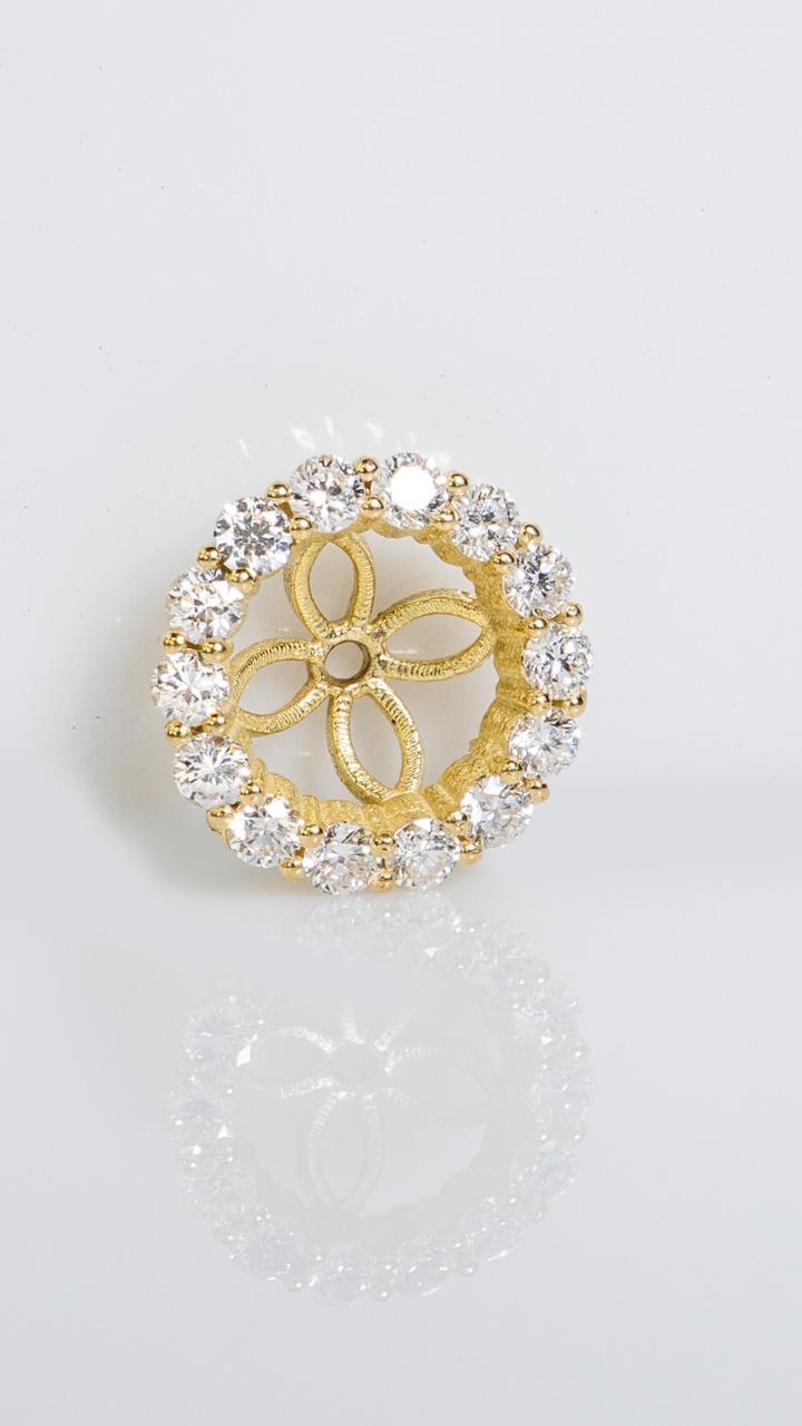 Aretes de Perlas Diana con Jacket