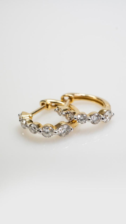 Argollas escala de diamantes