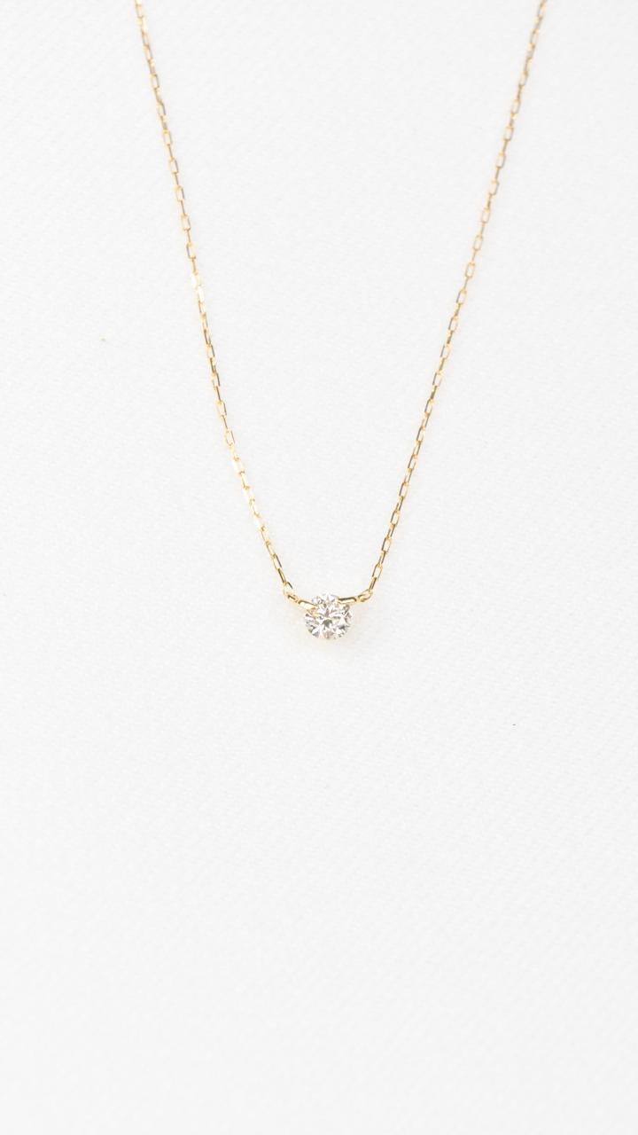 Collar Diamante Flotante 0,30