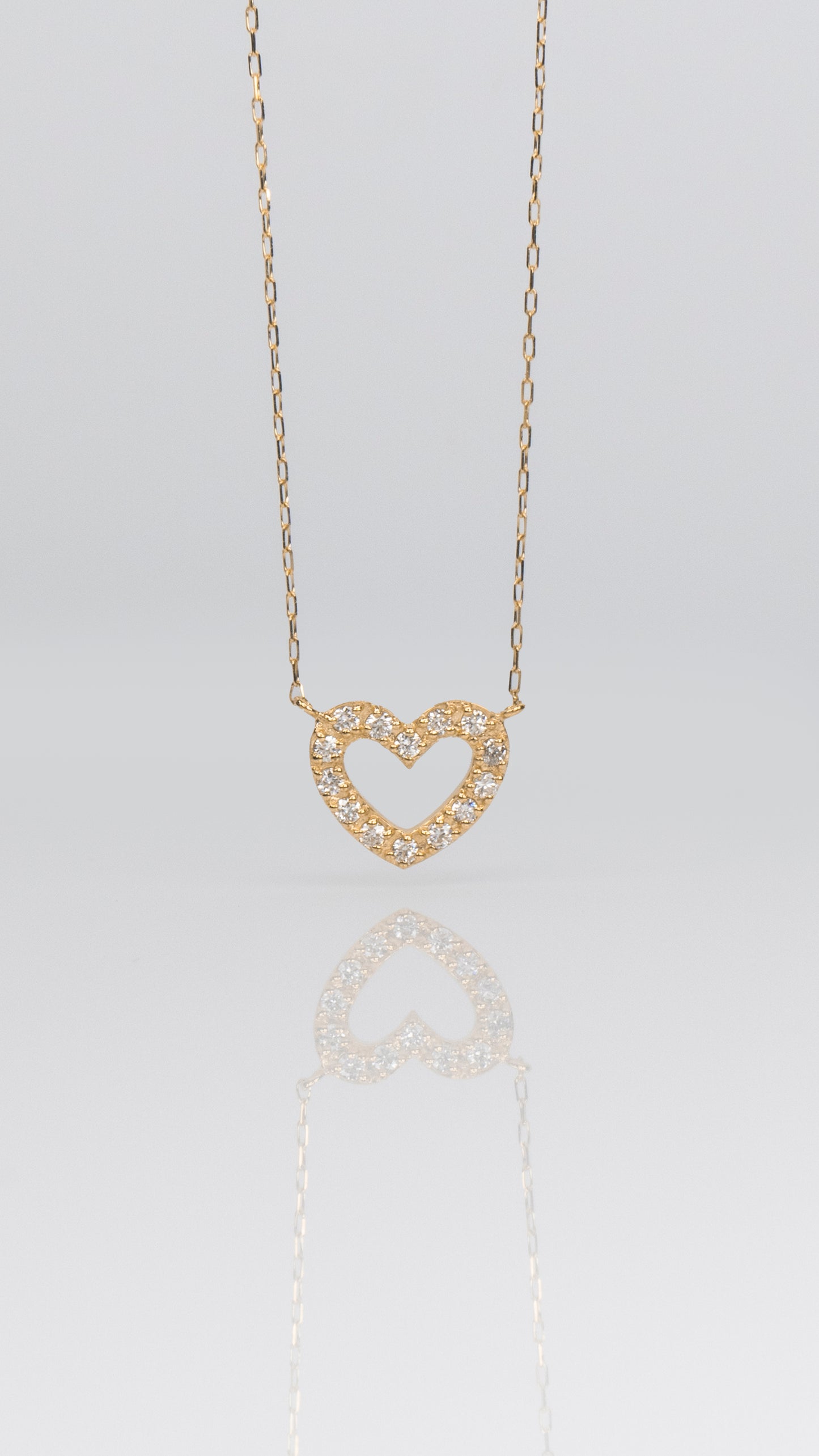 Corazón de Oro con Brillantes