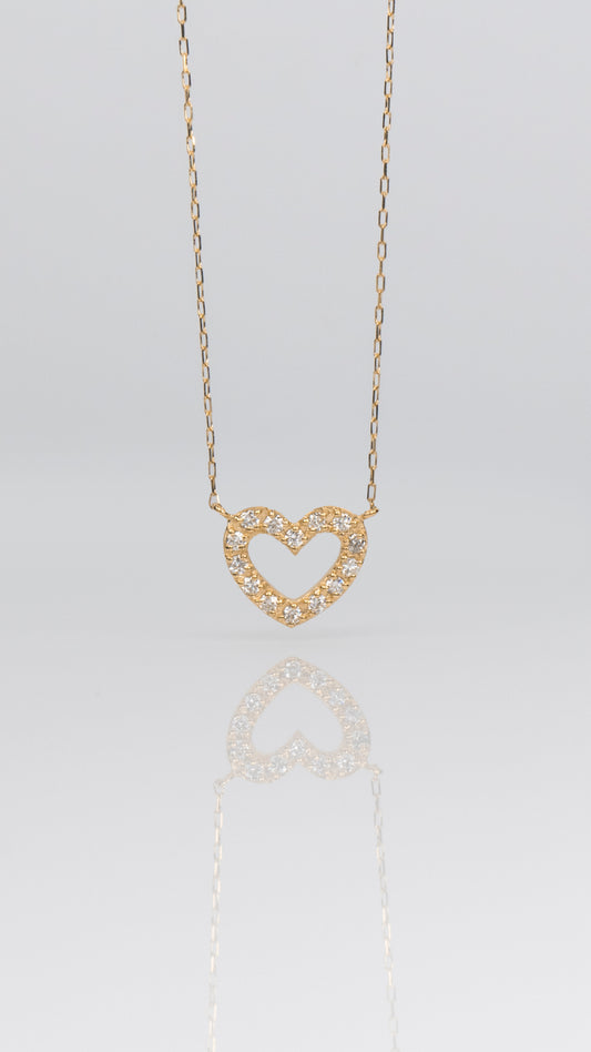 Corazón de Oro con Brillantes