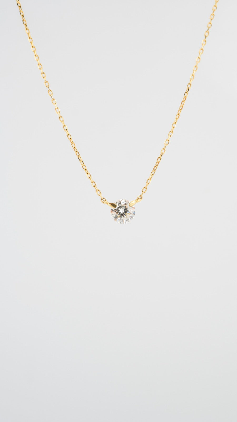 Collar Diamante Flotante 0,30